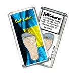 Load image into Gallery viewer, Bahamas FootWhere Souvenir Magnets. 72 pieces/6 assorted styles.