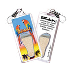 Load image into Gallery viewer, Bahamas FootWhere Souvenir Zipper-Pulls. 72 pieces/6 assorted styles.