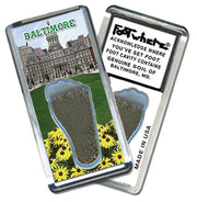 Baltimore FootWhere® Souvenir Magnet. 72 pieces/6 assorted styles.