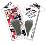 Load image into Gallery viewer, Boston FootWhere® Souvenir Zipper-Pull 72 pieces/ 6 assorted styles.
