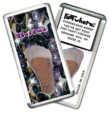 Boise FootWhere® Souvenir Magnets. 72 pieces/6 assorted styles.
