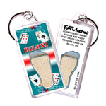 Load image into Gallery viewer, Biloxi FootWhere® Souvenir Keychains. 72 pieces/6 assorted styles.
