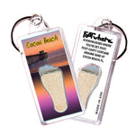 Load image into Gallery viewer, Cocoa Beach FootWhere® Souvenir Keychain. 72 pieces/ 6 assorted styles.
