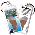 Load image into Gallery viewer, Charlotte FootWhere® Souvenir Keychain. 72 pieces/ 6 assorted styles.
