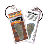 Load image into Gallery viewer, Catalina Island FootWhere® Souvenir Keychain. 72 pieces/ 6 assorted styles.
