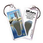 Load image into Gallery viewer, Columbus FootWhere® Souvenir Keychain. 72 pieces/ 6 assorted styles.
