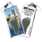 Load image into Gallery viewer, Columbus FootWhere® Souvenir Zipper-Pull. 72 pieces/ 6 assorted styles.
