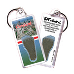 Load image into Gallery viewer, Cleveland FootWhere® Souvenir Keychain. 72 pieces/ 6 assorted styles.
