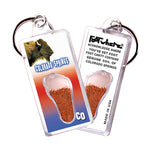 Load image into Gallery viewer, Colorado Springs FootWhere® Souvenir Keychains. 72 Pieces/6 Assorted Styles. Made in USA