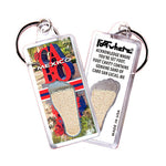 Load image into Gallery viewer, Cabo San Lucas FootWhere Souvenir Keychains. 6 assorted styles.