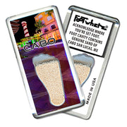 Cabo San Lucas FootWhere Souvenir Fridge Magnets. 6 Piece Set. Made in USA
