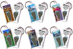 Load image into Gallery viewer, Chicago FootWhere® Souvenir Keychains. 6 Piece Set. Made in USA

