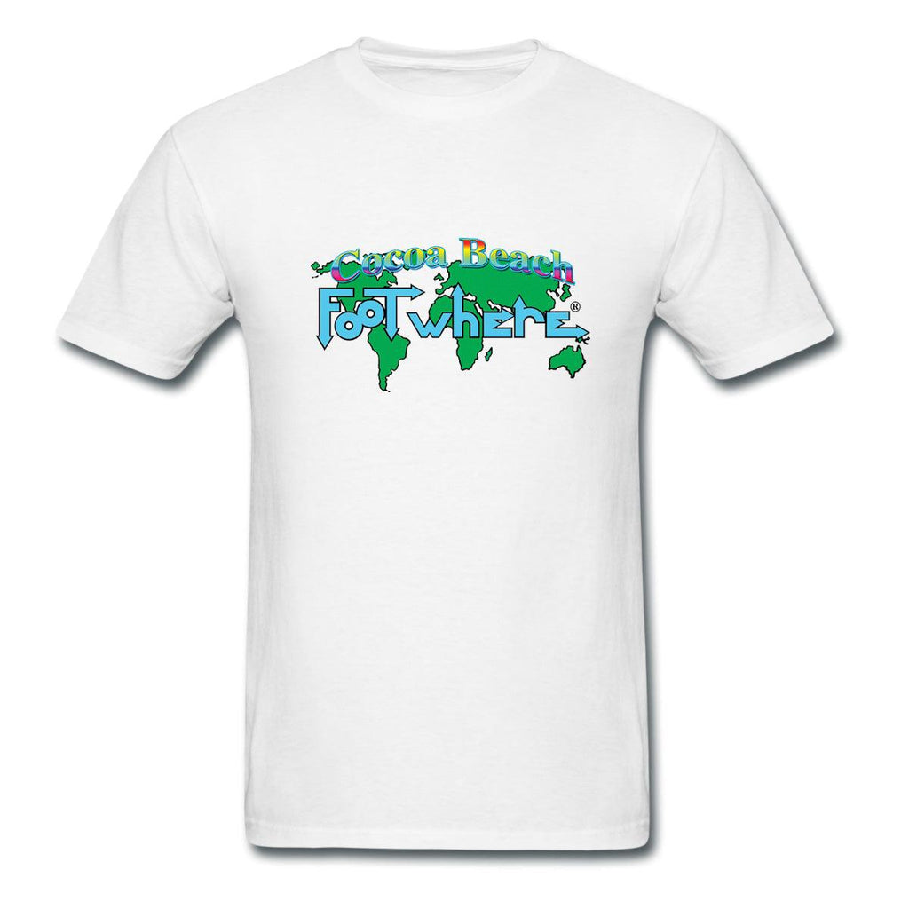 Cocoa Beach FootWhere® Souvenir T-Shirt - FootWhere® Souvenir Shop
