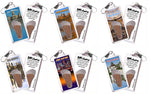 Load image into Gallery viewer, Des Moines ZipperFootWhere® Souvenir Zipper-Pull. 72 Pieces/6 Assorted Styles. Made in USA (Copy)
