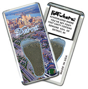 Detroit FootWhere® Souvenir Magnets. 72 Pieces/6 Assorted Styles. Made in USA