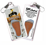 Load image into Gallery viewer, Denver FootWhere® Souvenir Zipper-Pull. 72 Pieces/6 Assorted Styles. Made in USA
