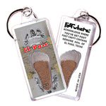 Load image into Gallery viewer, EL Paso FootWhere® Souvenir Keychain. 72 Pieces/6 Assorted Styles. Made in USA
