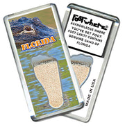 Florida FootWhere® Souvenir Magnets. 6 assorted styles.