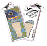 Load image into Gallery viewer, Florida FootWhere Souvenir Zipper-Pull. 6 assorted styles.