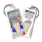Fort Myers FootWhere® Souvenir Keychains. 72 pieces/ 6 assorted styles.