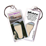 Fort Myers FootWhere® Souvenir Keychains. 72 pieces/ 6 assorted styles.