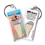 Fort Myers FootWhere® Souvenir Keychains. 72 pieces/ 6 assorted styles.