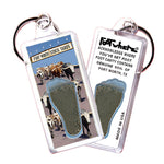 Load image into Gallery viewer, Fort Worth FootWhere® Souvenir Keychain. 72 Pieces/6 Assorted Styles. Made in USA
