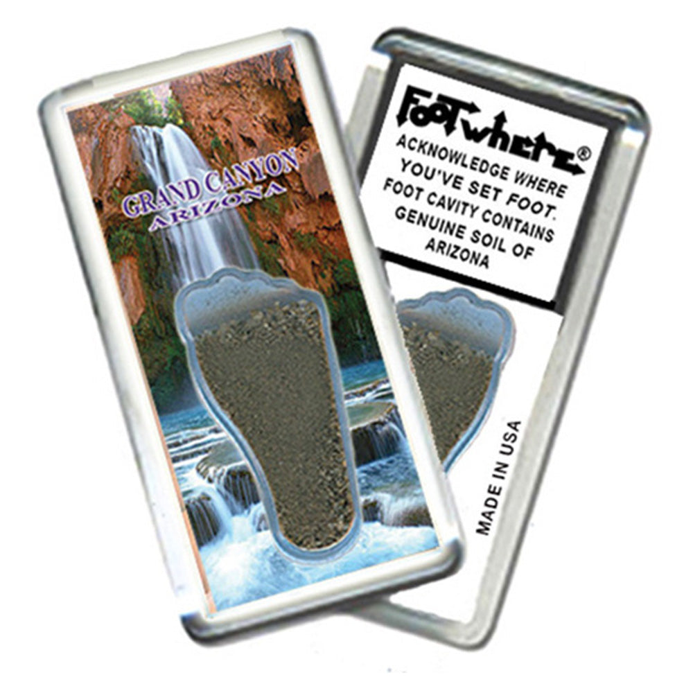 Grand Canyon FootWhere® Souvenir Magnet. 72 pieces/6 assorted styles.