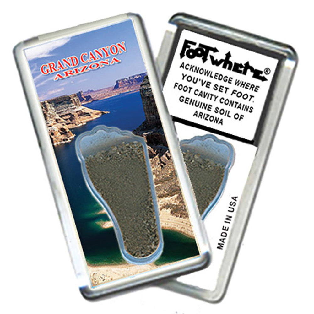 Grand Canyon FootWhere® Souvenir Magnet. 72 pieces/6 assorted styles.