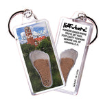 Load image into Gallery viewer, Gainesville FootWhere® Souvenir Keychainl. 72 Pieces/6 Assorted Styles. Made in USA
