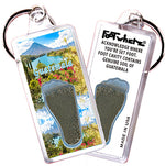Load image into Gallery viewer, Guatemala FootWhere Souvenir Fridge Keychains. 6 Piece Set. Made in USA