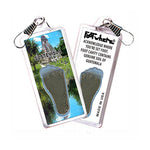 Load image into Gallery viewer, Guatemala FootWhere Souvenir Fridge Zipper-Pulls. 6 Piece Set. Made in USA