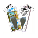 Load image into Gallery viewer, Guatemala FootWhere Souvenir Fridge Zipper-Pulls. 6 Piece Set. Made in USA
