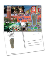 Load image into Gallery viewer, Gainesville, FL FootWhere Souvenir Postcard