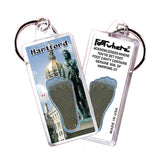 Hartford FootWhere® Souvenir Keychain. 72 pieces/6 assorted styles.