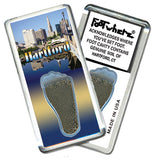 Hartford FootWhere® Souvenir Magnet. 72 pieces/6 assorted styles.