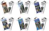 Hartford FootWhere® Souvenir Zipper-Pull. 72 pieces/6 assorted styles.