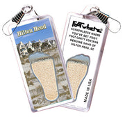 Hilton Head FootWhere® Souvenir Zipper-Pull. 72 pieces/6 assorted styles.
