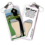 Hilton Head FootWhere® Souvenir Zipper-Pull. 72 pieces/6 assorted styles.