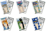 Hilton Head FootWhere® Souvenir Magnet. 72 pieces/6 assorted styles.