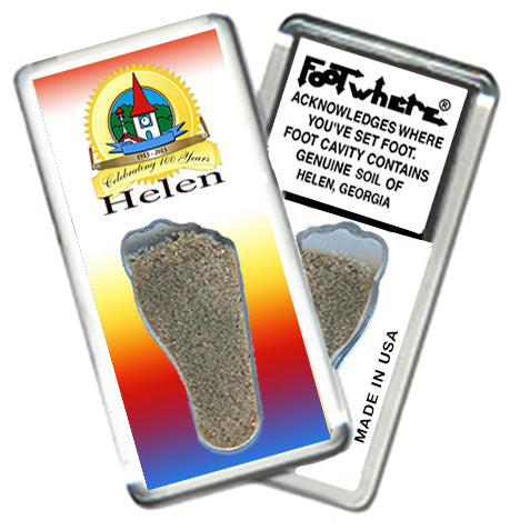 Helen, GA FootWhere® Souvenir Magnets. 72 pieces/6 assorted styles.