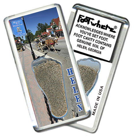 Helen, GA FootWhere® Souvenir Magnets. 72 pieces/6 assorted styles.