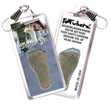 Helen, GA FootWhere® Souvenir Zipper-Pull. 72 pieces/6 assorted styles.
