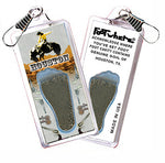 Load image into Gallery viewer, Houston FootWhere® Souvenir Zipper-Pull. 72 pieces/6 assorted styles.
