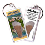 Load image into Gallery viewer, Hot Springs FootWhere® Souvenir Keychain. 72 pieces/6 assorted styles.
