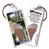 Hot Springs FootWhere® Souvenir Keychain. 72 pieces/6 assorted styles.