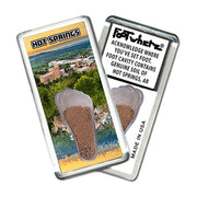 Hot Springs FootWhere® Souvenir Magnet. 72 pieces/6 assorted styles.