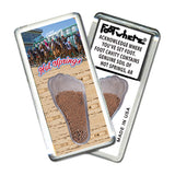 Hot Springs FootWhere® Souvenir Magnet. 72 pieces/6 assorted styles.
