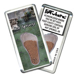 Hot Springs FootWhere® Souvenir Magnet. 72 pieces/6 assorted styles.