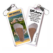 Hot Springs FootWhere® Souvenir Zipper-Pull. 72 pieces/6 assorted styles.